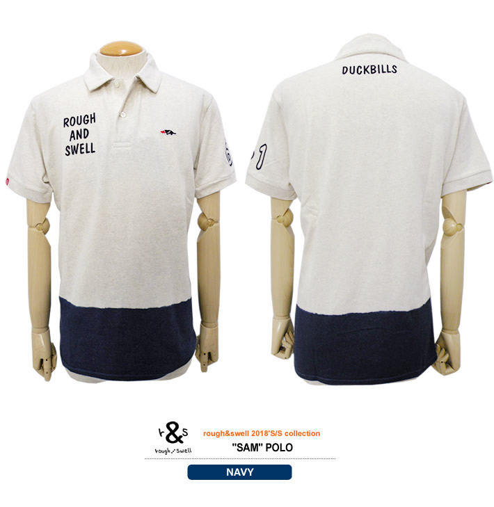 rough&swell（ラフアンドスウェル）ポロシャツ