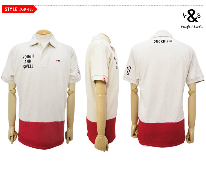 rough&swell（ラフアンドスウェル）ポロシャツ