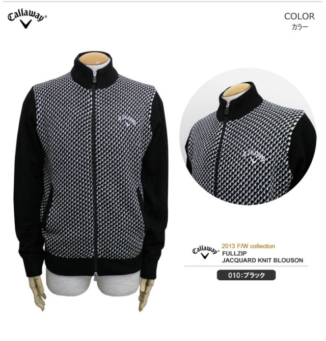 Callaway Apparel ニットブルゾン