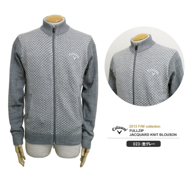 Callaway Apparel ニットブルゾン