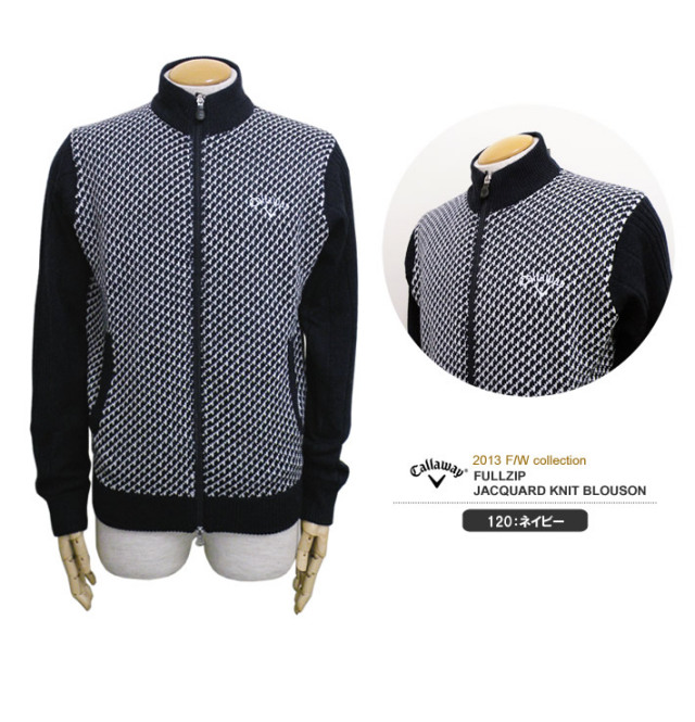 Callaway Apparel ニットブルゾン